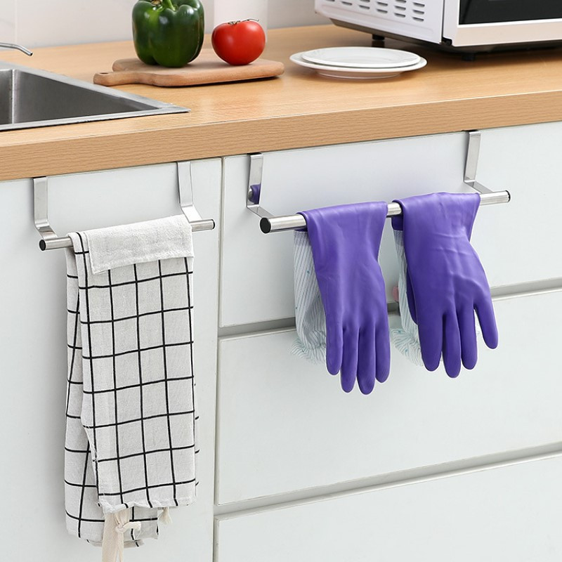 Поставки за кърпи Кухненски шкаф Врата Поставка за кърпи Бар Висящ държач Рафт за баня Поставка за домашен органайзер Стенен рафт Поставки за кърпи