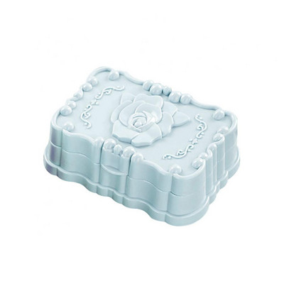 Držač posude za sapun s uzorkom ruža Kutija za pohranu Kupaonski putni kovčeg Stalak s poklopcem Držač za sapun