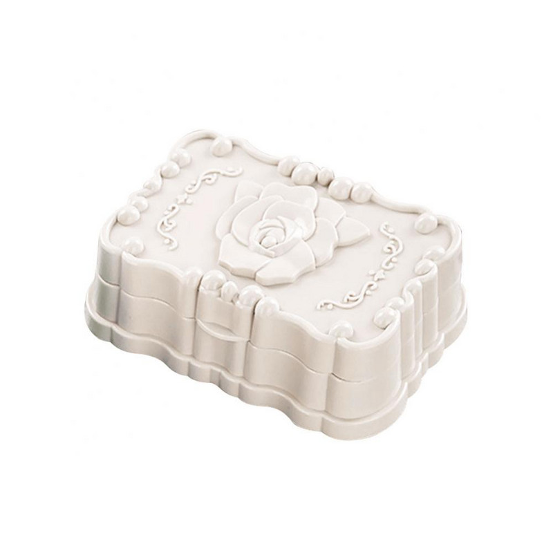 Držač posude za sapun s uzorkom ruža Kutija za pohranu Kupaonski putni kovčeg Stalak s poklopcem Držač za sapun