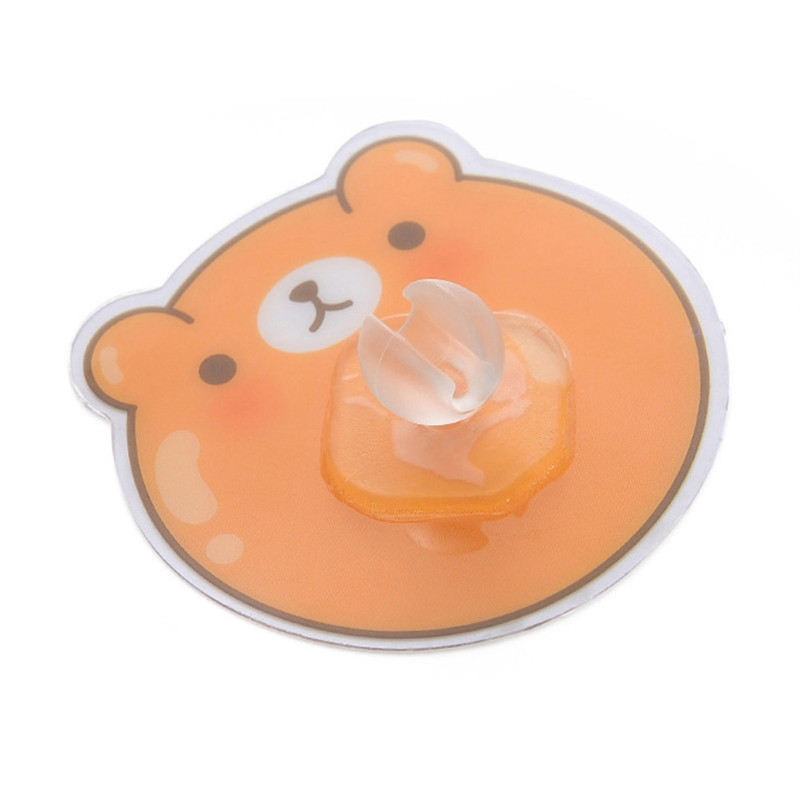 Držač četkice za zube sa životinjama iz crtanih filmova Zidni za britvu Stalak za pohranu za kućnu spavaonicu Kuhinja Kupaonska krpa Lopta za usisavanje