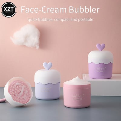 Facial Cleanser Foam Maker Portable Foaming Clean Tool Απλό Σαμπουάν μπάνιου ντους Bubble Maker for Face Clean Tool επαναχρησιμοποιούμενο Νέο