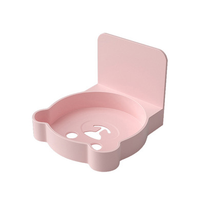 Samoljepljivi stalak za pohranu sredstva za dezinfekciju ruku Kupaonski pladanj za dozator sapuna Crtani zidni stalak za četkicu za zube bez bušenja