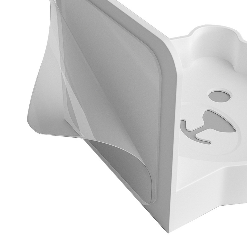 Samoljepljivi stalak za pohranu sredstva za dezinfekciju ruku Kupaonski pladanj za dozator sapuna Crtani zidni stalak za četkicu za zube bez bušenja