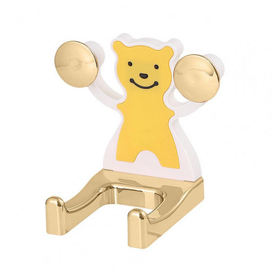 Držač sušila za kosu Zidni crtani uzorak Otisak plastičnog medvjeda Sušilo za kosu Organizator Stalak Dekoracija Kupaonski pribor