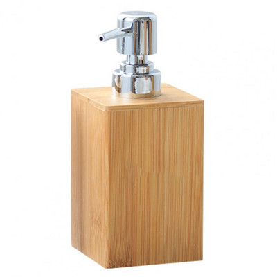 280 ml dozator tekućeg sapuna za šampon koji se može ponovno puniti Prazna posuda za pohranu Drvena boca s pumpicom za tuširanje u boji za kupaonicu