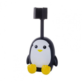 Βάση κεφαλής ντους Αδιάβροχη ισχυρή χωρητικότητα ρουλεμάν 360 μοιρών Ρυθμιζόμενη χωρίς διάτρηση, ανθεκτική στην υγρασία Fix Plastic Cartoon Penguin