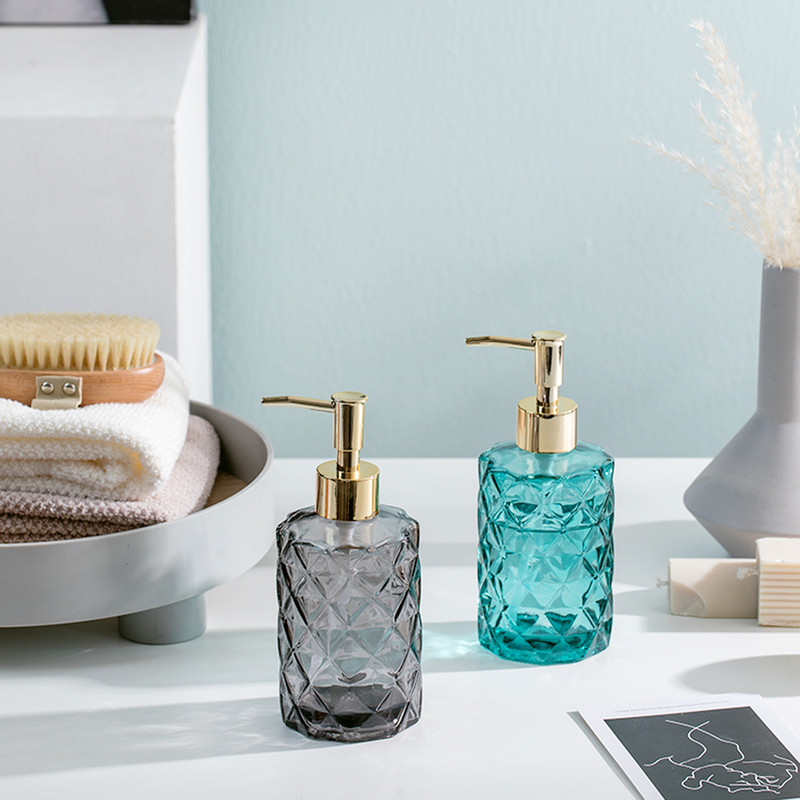 Dozator sapuna od 330 ml, prešana podbočica, losion, šamponska boca, staklena podbočica, kozmetička posuda za ponovno punjenje