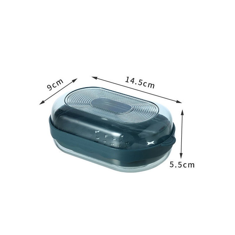 Putna vodootporna posuda za sapun Prijenosna kutija za sapun Držač Brzosušeća zatvorena posuda za sapun Kreativni kućni kupaonski dodaci