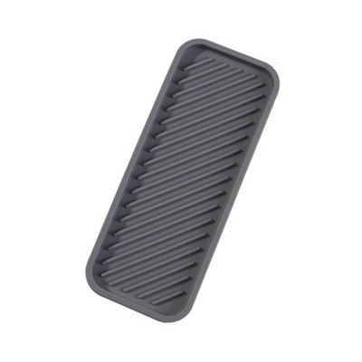 Drenāžas paliktnis, silikona karstumizturīgs galda trauks, ūdens krūze, žāvēšanas paklājiņš, atkārtoti lietojams drenāžas paplātes aizsargs balts