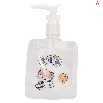 Pārnēsājams ceļojumu šķidruma iepakojuma maisiņš losjona dozatora maisiņš Uzpildāms šampūns kosmētikas uzglabāšanas konteiners ceļojumu aerosols pārnēsājams
