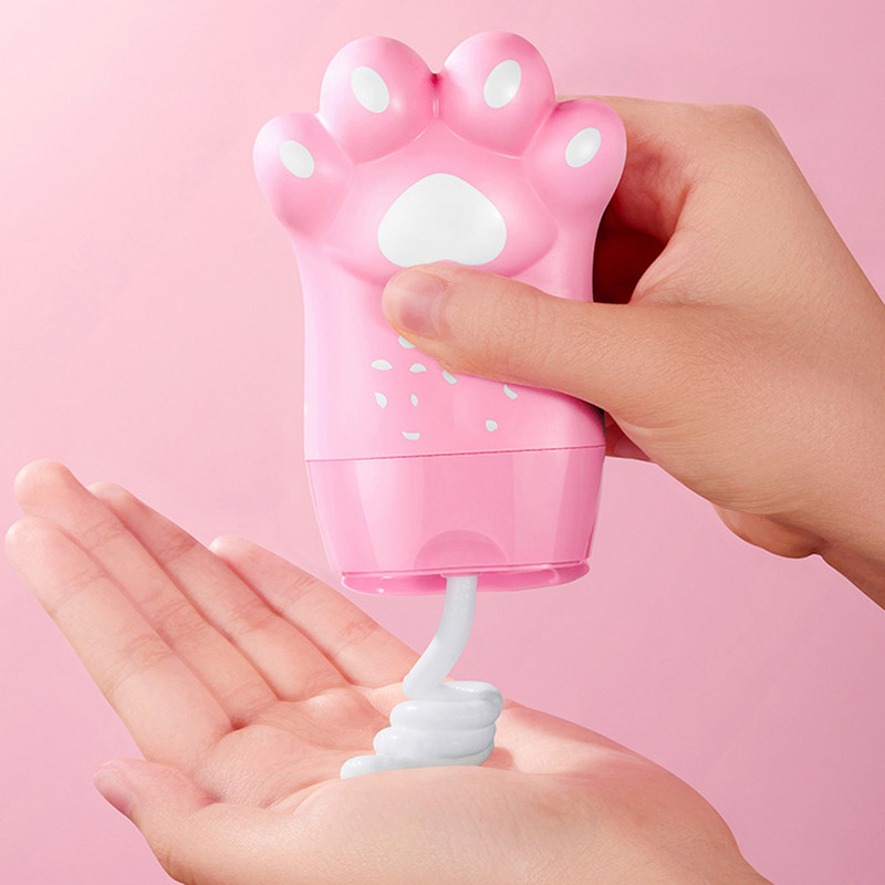 Cute Cat Paw Design Persiku aromāts Moisture Anti Chapping Skin Care Roku krēms