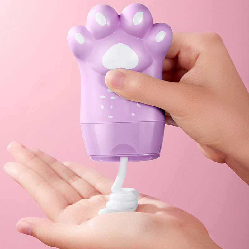 Cute Cat Paw Design Persiku aromāts Moisture Anti Chapping Skin Care Roku krēms