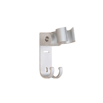 Алуминиев държач за основа за душ Регулируема монтирана на стена стойка за душ слушалка Скоба Рафт за баня Багажник за съхранение на едро