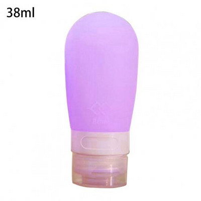 Pārnēsājams silikona ceļojumu pudeles losjons šampūns kosmētisks tukšs mini plastmasas uzglabāšanas konteiners atkārtoti uzpildāmas pudeles piederumi