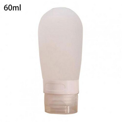 Pārnēsājams silikona ceļojumu pudeles losjons šampūns kosmētisks tukšs mini plastmasas uzglabāšanas konteiners atkārtoti uzpildāmas pudeles piederumi