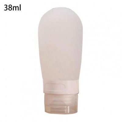 Pārnēsājams silikona ceļojumu pudeles losjons šampūns kosmētisks tukšs mini plastmasas uzglabāšanas konteiners atkārtoti uzpildāmas pudeles piederumi