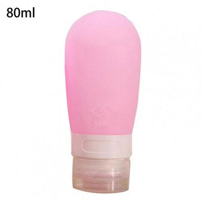 Pārnēsājams silikona ceļojumu pudeles losjons šampūns kosmētisks tukšs mini plastmasas uzglabāšanas konteiners atkārtoti uzpildāmas pudeles piederumi