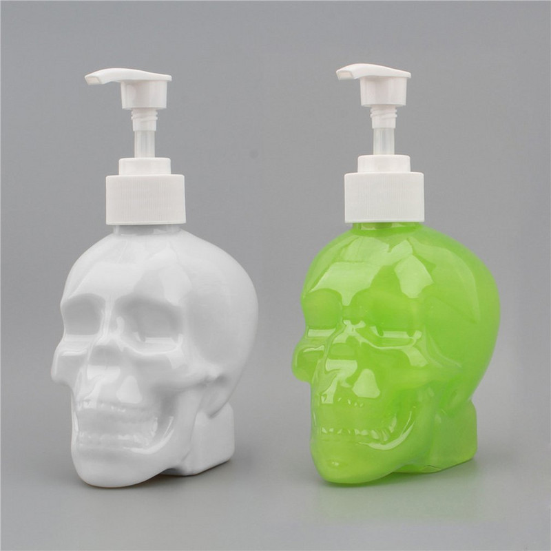 350 ml Creative Skull Bathroom dozator tekućeg sapuna Boca sapuna za ruke Gel za tuširanje Šampon Punjiva boca za kupaonice