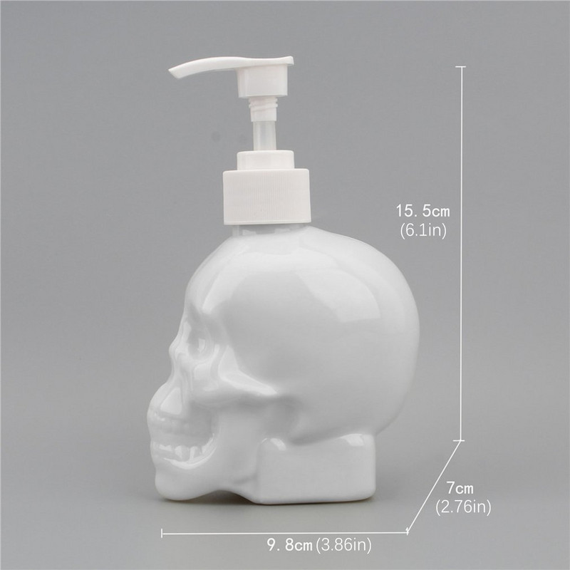 350 ml Creative Skull Bathroom dozator tekućeg sapuna Boca sapuna za ruke Gel za tuširanje Šampon Punjiva boca za kupaonice