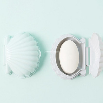 за Creative Държач за сапунена чиния с форма на черупка Дренажен държач за сапун за домашна баня Dropship