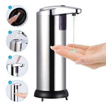 Χειροπλύσιμο Gel Dispenser χωρίς αφή, αυτόματο στεγανό, πάγκο καθαρισμού μπάνιου Οικιακό Μοτίβο ξενοδοχείου Τυχαίο