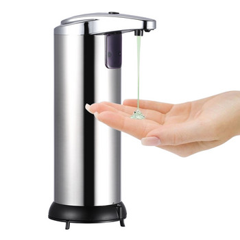 Дозатор за гел за миене на ръце Безконтактен автоматичен, устойчив на течове, плот, почистване на баня, модел на домашен хотел, случаен