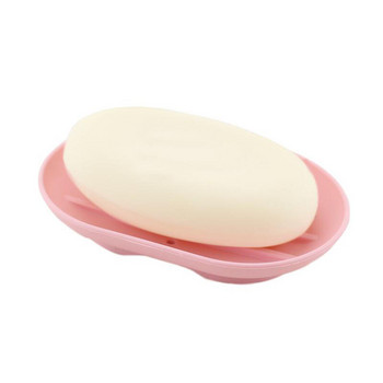 3 цвята силиконов държач за сапун Нехлъзгаща се гъвкава сапунена чиния Държач за чинии Съд Сапунерка за баня Пътуване