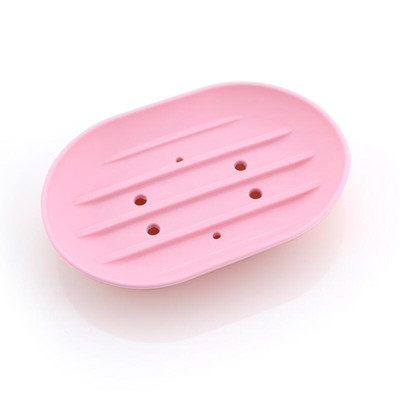 Silikonski držač za sapun u 3 boje Neklizajući Fleksibilni držač za posudu za sapun Držač tanjura Posuda za kupaonicu Posuda za sapun Putovanja