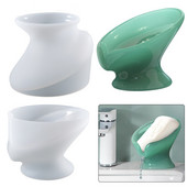 DIY kristalni kalup od epoksidne smole Dizajn odvoda Kutija za pohranu sapuna lotosovog lista Silikonski kalup