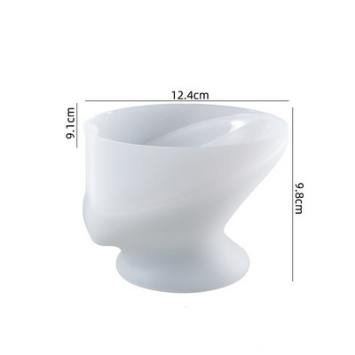 DIY kristalni kalup od epoksidne smole Dizajn odvoda Kutija za pohranu sapuna lotosovog lista Silikonski kalup