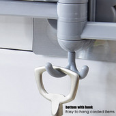 N0HB radošs grozāms dvieļu stieņa sienas stiprinājums vannas istabas dvieļu turētāja turētājs Glabāšanas organizators vietu taupošs dvieļu žāvētājs, 3 rokas