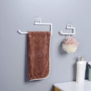 Θήκη χαρτιού υγείας Αυτοκόλλητη θήκη για ρολό μπάνιου κουζίνας Πλαστική θήκη για πετσέτες μπάνιου