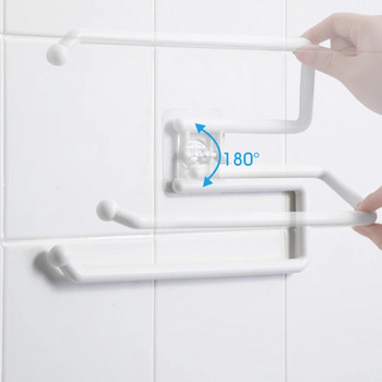 Θήκη χαρτιού υγείας Αυτοκόλλητη θήκη για ρολό μπάνιου κουζίνας Πλαστική θήκη για πετσέτες μπάνιου