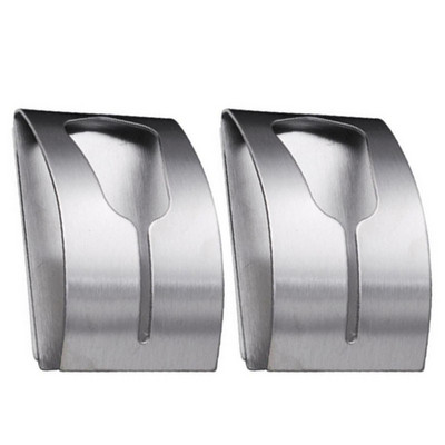 1/2 gab. Nerūsējošā tērauda dvieļu turētāja āķis, pašlīmējošs klipsis vannas istabas auduma pakaramais, mājsaimniecības sienas stiprināms dvieļu plaukts