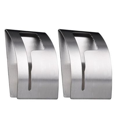 1/2 gab. Nerūsējošā tērauda dvieļu turētāja āķis, pašlīmējošs klipsis vannas istabas auduma pakaramais, mājsaimniecības sienas stiprināms dvieļu plaukts