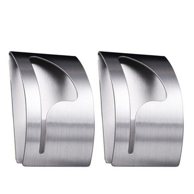 1/2 gab. Nerūsējošā tērauda dvieļu turētāja āķis, pašlīmējošs klipsis vannas istabas auduma pakaramais, mājsaimniecības sienas stiprināms dvieļu plaukts