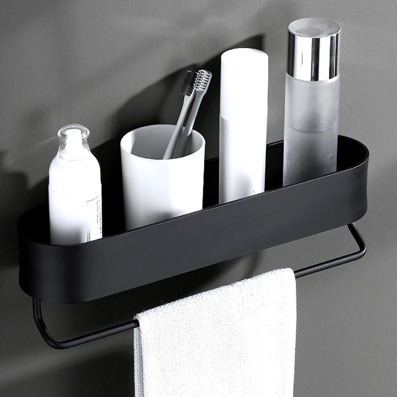 Polica za odlaganje u kupaonici Gel za tuširanje Šampon Stalak za odlaganje toaletnih potrepština Držač ručnika Višenamjenska organizatorska polica za kućanske predmete