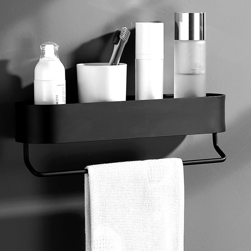 Polica za odlaganje u kupaonici Gel za tuširanje Šampon Stalak za odlaganje toaletnih potrepština Držač ručnika Višenamjenska organizatorska polica za kućanske predmete