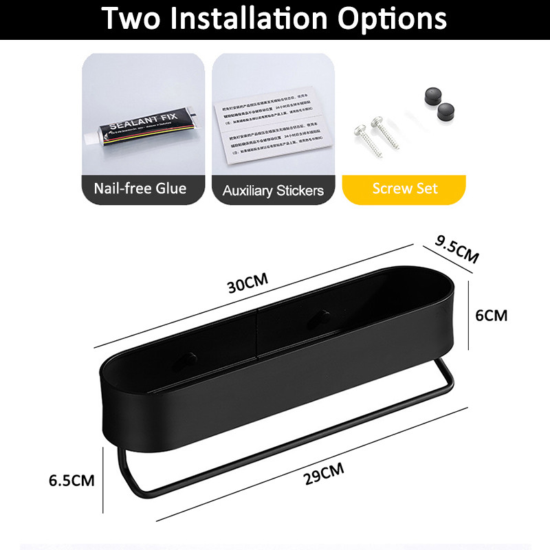 Polica za odlaganje u kupaonici Gel za tuširanje Šampon Stalak za odlaganje toaletnih potrepština Držač ručnika Višenamjenska organizatorska polica za kućanske predmete