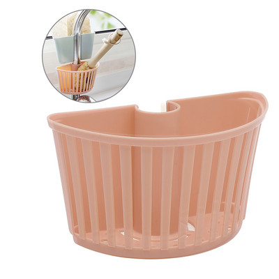 Stalak za sudoper Plastična košara Stalak za pohranu Odvod za višekratnu upotrebu Kuhinjski pribor za kuhinju Kupaonica krem boje