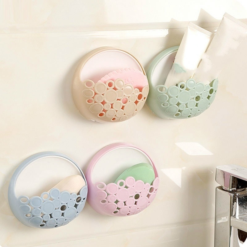 Višenamjenska spužvasta zidna usisna odvodna polica Kuhinjski sudoper Kupaonska polica Korisna usisna spužva za sapun Držač za pohranu