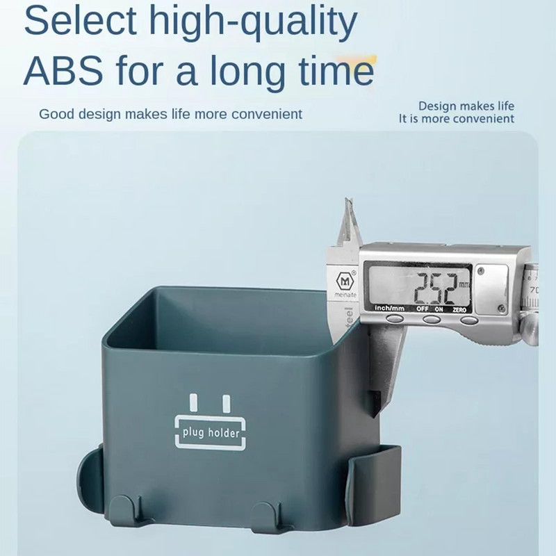 1 tk mobiiltelefoni hoidik Seinale paigaldatav korraldaja salvestuskarp Seinalaadija konkskaabel laadimisdoki multifunktsionaalse hoidiku alus