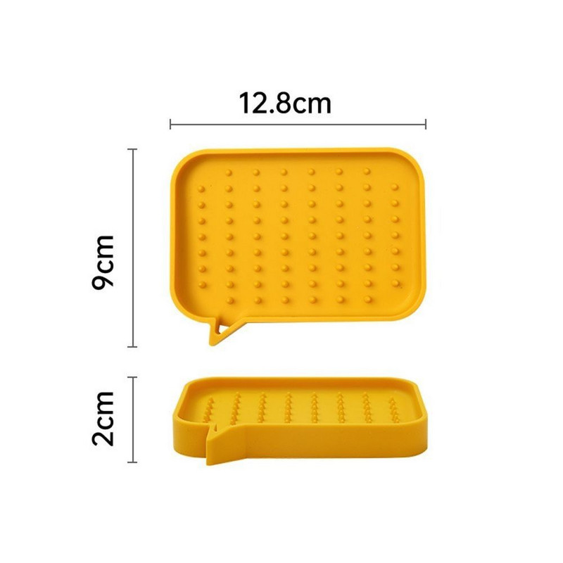 Silikoonist seebialus, libisemiskindel, ise äranev seebihoidik Seebisäästja Lihtne puhastada seebihoidja Seebihoidik Vannitoatarvikud