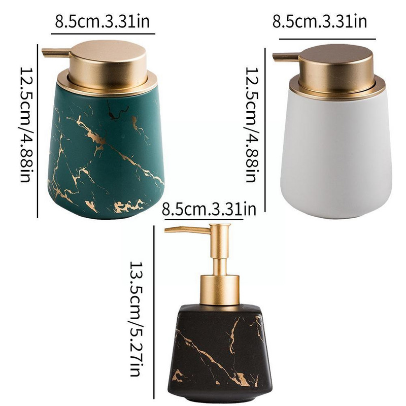 Keramička bočica sa losionom za sapun Prijenosni dozatori sapuna Pjena za dezinfekciju tuša Gel za kupaonicu Spremnik za ruke Dodaci Bočica C8Z5