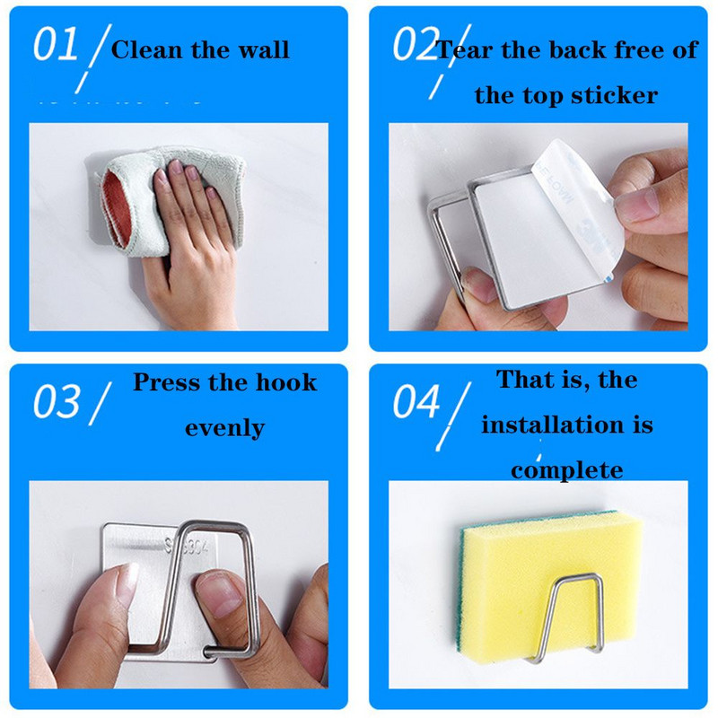 Aksessuaarid Nõudepesuhari Aksessuaarid Köök Vidin Seebihoidik Valamu Konks Käsnad Hoidik Hoiuhoidik