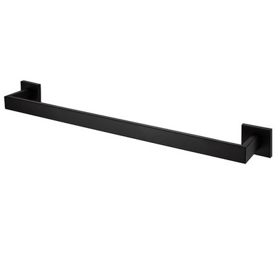 Μαύρα αξεσουάρ μπάνιου εξαρτήματα επιτοίχιας τοποθέτησης SUS 304 από ανοξείδωτο ατσάλι Γάντζος ρούχων Βάση χαρτιού τουαλέτας Εγκαταστάσεις κουζίνας