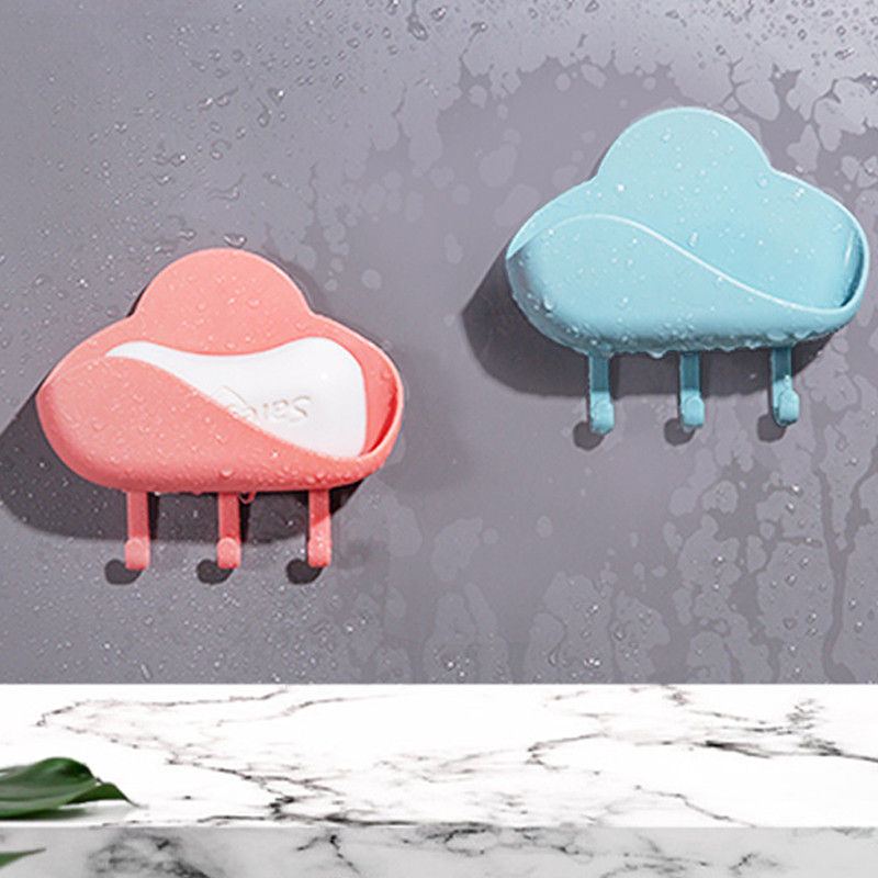 1PC Novo vakuumsko posuđe Kutija za posudu za sapun Kutija za sapun Tanjur za pohranu posuđa Odvod Kutija za sapun Stalak za pohranu Plastični 3 boje