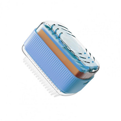 Putojoša ziepju kaste ar birstes notekas caurumiem Atsperu dizains Neslīdošs, noņemams 2 vienā plastmasas mīksts rullīšu ziepju turētājs Veļas rīki