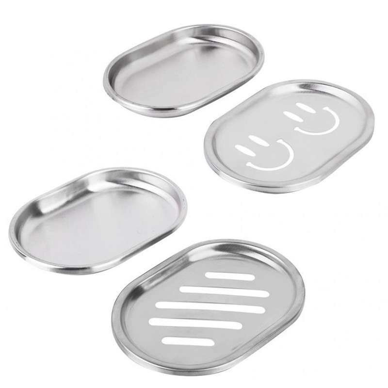 Dvoslojna posuda za sapun s drenažom za sapun od nehrđajućeg čelika Posuda za sapun Posuda za sapun Dodaci za kupaonski organizator