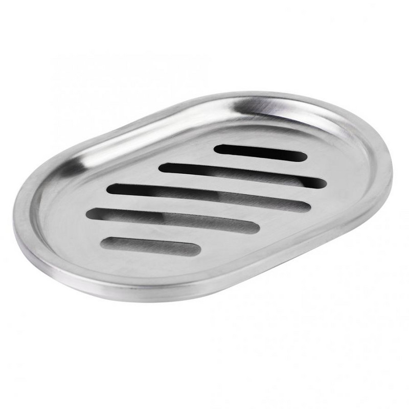 Dvoslojna posuda za sapun s drenažom za sapun od nehrđajućeg čelika Posuda za sapun Posuda za sapun Dodaci za kupaonski organizator